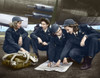 Wwii: Women Pilots, C1941. /Nfour Female Pilots Looking At A Chart. Photograph, C1941, Digitally Colored By Granger, Nyc -- All Rights Reserved. Poster Print by Granger Collection - Item # VARGRC0408970