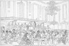 Abolition Cartoon, 1859. /N'Ye Abolitionists In Council. - Ye Orator Of Ye Day Denouncing Ye Union, May 1859.' Engraving, American, 1859. Poster Print by Granger Collection - Item # VARGRC0002116