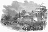 Chantilly Racecourse, 1853. /Nthe Jockey Club Race At Chantilly Racecourse At Chantilly, Oise, France. Wood Engraving, 1853. Poster Print by Granger Collection - Item # VARGRC0097812