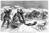 Snowstorm In The Country. /Nopening Blockaded Roads In The Countryside After A Snowstorm. Wood Engraving, American, 1867. Poster Print by Granger Collection - Item # VARGRC0102014