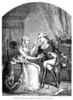 George Washington /N(1732-1799). 1St President Of The United States. Washington Taking Farewell Of His Mother At The Start Of The Revolution. Wood Engraving, 19Th Century. Poster Print by Granger Collection - Item # VARGRC0089685