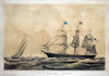 Clipper Ship 'Adelaide.'/N'"Hove To" For A Pilot.' Lithograph, 1856, By Nathaniel Currier. Poster Print by Granger Collection - Item # VARGRC0011438