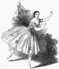Marie Taglioni (1804-1884). /Nitalian Ballet Dancer. Wood Engraving, English, 1847. Poster Print by Granger Collection - Item # VARGRC0029875