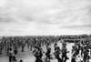 Aircraft Carrier: Exercise. /Nthe Crew Of The Aircraft Carrier Uss Lexington Exercising On The Flight Deck During World War Ii. Photograph, C1943. Poster Print by Granger Collection - Item # VARGRC0167273