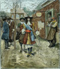 Edmund Andros (1637-1714). /Nthe Ill-Disguised Unpopularity Of Governor Sir Edmund Andros With The People Of Boston. Illustration By Howard Pyle, 1883. Poster Print by Granger Collection - Item # VARGRC0010875