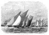 Yacht Race, 1868. /N'Barge Match On The Thames: Off Greenhithe', England. Wood Engraving, English, 1868. Poster Print by Granger Collection - Item # VARGRC0266952