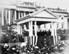 Mckinley Inauguration, 1901. /Nthe Second Inauguration Of William Mckinley, 4 March 1901. Partially Hidden By Mckinley Is Vice President-Elect Theodore Roosevelt. Poster Print by Granger Collection - Item # VARGRC0003089