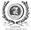 Clovis (C466-511). /Nking Of The Salian Franks 481-511. Copper Engraving, French, 18Th Century. Poster Print by Granger Collection - Item # VARGRC0016988