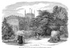 Stratford-On-Avon, 1847. /Nthe Guild Chapel Shakespeare'S Garden, At Stratford-On-Avon, England. Wood Engraving, English, 1847. Poster Print by Granger Collection - Item # VARGRC0370957