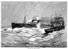 Steamship, 1891. /Nthe White Star Steamship 'Hms Majestic.' Line Engraving, 1891. Poster Print by Granger Collection - Item # VARGRC0041085