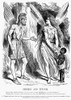 Lincoln Cartoon, 1862. /Npresident Abraham Lincoln In An English Cartoon On The Opposition Of Virginia, As Titania, To The Urgings Of President Lincoln, As Oberon, To Abolish Slavery, 1862. Poster Print by Granger Collection - Item # VARGRC0042624