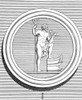 Poseidon/Neptune. /Nline Engraving, Italian, 18Th Century. Poster Print by Granger Collection - Item # VARGRC0017960