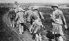 World War I: Wounded. /Na Wounded German Soldier Is Being Carried By Other German Prisoners Of War Captured By Canadian Forces During World War I. Photograph, C1916. Poster Print by Granger Collection - Item # VARGRC0407994