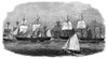 Russian Navy, 1864. /Nthe Russian Fleet At The United States Navy Yard, Mare Island, California, During Its Visit In January 1864. Wood Engraving From A Contemporary Newspaper. Poster Print by Granger Collection - Item # VARGRC0060036