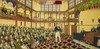 Japan: Parliament, 1890. /Nfirst Meeting Of The Japanese Parliament. Woodblock Print, Triptych, 1890, By Shosai Ginko. Poster Print by Granger Collection - Item # VARGRC0103530