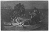 Pirates: Blackbeard. /N'Blackbeard Buries His Treasure.' Wood Engraving, 1887, After Howard Pyle. Poster Print by Granger Collection - Item # VARGRC0004870