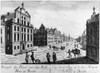 Boston, 1770S. /N'View Of The Main Street And Town Hall Of Boston,' Massachusetts. Line Engraving, French, From The Time Of The American Revolutionary War. Poster Print by Granger Collection - Item # VARGRC0119533