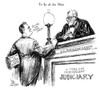 F.D. Roosevelt Cartoon. /Na 1937 American Newspaper Cartoon Unsympathetic To President Franklin D. Roosevelt'S Plan To Enlarge The Supreme Court To Save His New Deal Agencies And Programs. Poster Print by Granger Collection - Item # VARGRC0076613