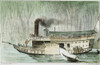 Louisiana Steamboat, 1832. /Na New Orleans Steamboat. Lithograph From The First American Edition Of Frances Trollope'S 'Domestic Manners Of The Americans,' 1832. Poster Print by Granger Collection - Item # VARGRC0046603