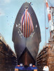 Uss Gettysburg, 1989. /Nthe Uss Gettysburg Being Launched From The Bath Iron Works In Maine. Photograph, 22 July 1989. Poster Print by Granger Collection - Item # VARGRC0268348