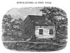 One-Room Schoolhouse. /Na Rural Schoolhouse Of The Early 19Th Century. Wood Engraving, American, C1870. Poster Print by Granger Collection - Item # VARGRC0074054