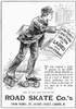 Roller Skate Ad, 1896. /Nenglish Newspaper Advertisement, 1896. Poster Print by Granger Collection - Item # VARGRC0090576