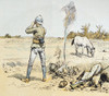 South Africa: Hunter, 1891. /Na British Hunter In South Africa, Lost After Chasing Game. Illustration, English, 1891. Poster Print by Granger Collection - Item # VARGRC0267212