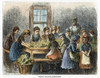 Child Labor, 1873. /Nchildren Stripping Tobacco In A New York City Factory. American Wood Engraving, 1873. Poster Print by Granger Collection - Item # VARGRC0010538