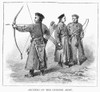 Chinese Army: Archer, 1895. /Nwood Engraving, English, 1895. Poster Print by Granger Collection - Item # VARGRC0101061