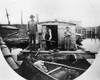 Minnesota: Wanigan, C1890. /Nthree Men On A Wanigan On A River. Photograph, C1890. Poster Print by Granger Collection - Item # VARGRC0259833