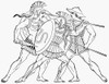 Spartan Warriors. /Nmilitary Uniforms Of The Spartans. Line Engraving. Poster Print by Granger Collection - Item # VARGRC0029171 Spartan Warriors. /Nmilitary Uniforms Of The Spartans. Line Engraving. Poster Print by Granger Collection - Item # VARGRC0029171