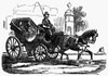 Horse Carriage, 1853. /Nwood Engraving, English, 1853. Poster Print by Granger Collection - Item # VARGRC0099051