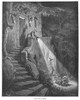 Perrault: Tom Thumb./Ntom And His Siblings Are Given Shelter By The Ogre'S Wife. Wood Engraving After Gustave Dor_ From 'Les Contes De Perrault, Dessins Par Gustave Dor_,' 1867. Poster Print by Granger Collection - Item # VARGRC0096500