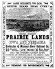 Railroad: Land Sale, C1875. /Nadvertisement For Lands In Iowa And Nebraska Sold By The Burlington & Missouri River Railroad Co., C1875. Poster Print by Granger Collection - Item # VARGRC0183832