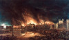 Great Fire Of London, 1666. /Nthe Great Fire Of London, England, 1666. Contemporary Oil Painting By A Member Of The Dutch School. Poster Print by Granger Collection - Item # VARGRC0025198