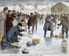 Curling Match, 1884. /Nnational Title Curling Match-Scotland Vs. America-On Van Cortlandt Lake In The Bronx: Wood Engraving, 1884. Poster Print by Granger Collection - Item # VARGRC0047376