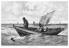 Fishing, 1885. /N'Cod-Fishing.' Engraving After A Drawing By M.J. Burns, 1885. Poster Print by Granger Collection - Item # VARGRC0267450