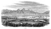 Arizona: Tucson, 1864. /Nthe City Of Tucson, Arizona. Wood Engraving, American, 1864. Poster Print by Granger Collection - Item # VARGRC0322927