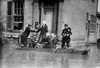 Dayton Flood, 1913. /Nworkers Rescuing A Family In A Rowboat After The Flood In Dayton, Ohio. Photograph, March 1913. Poster Print by Granger Collection - Item # VARGRC0325416