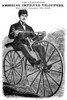 Bicycle Advertisement, 1869. /Nwood Engraved Newspaper Advertisement, American, 1869. Poster Print by Granger Collection - Item # VARGRC0067981