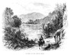 North Carolina, C1875. /Na Scene Along The French Broad River, North Carolina. Line Engraving, C1875. Poster Print by Granger Collection - Item # VARGRC0015188