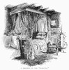 Steam Yacht: Interior. /Nbedroom On The Steam Yacht 'Namouna.' Line Engraving, 1882. Poster Print by Granger Collection - Item # VARGRC0098041