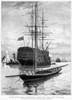 Yacht: Meteor, 1896. /Nthe Yacht 'Meteor,' Owned By Emperor Wilhelm Ii, Anchored In Portsmouth Harbor In From Of The 'Hms Victory.' Illustration, 1896. Poster Print by Granger Collection - Item # VARGRC0353299
