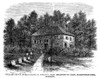 William Penn (1644-1718). /Nfounder Of The Colony Of Pennsylvania. Penn'S Burial Place At Jordan'S, Near Chalfont St. Giles, Buckinghamshire, England. Wood Engraving, American, 1883. Poster Print by Granger Collection - Item # VARGRC0323658