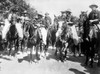 England: Cowboys, C1900. /Na Group Of Salvation Army London Cowboys On Horseback Under Major Bourne In London, England. Photograph, C1900. Poster Print by Granger Collection - Item # VARGRC0124893