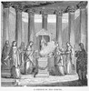 Rome: Vestal Virgins. /Nthe Vestal Virgins Making An Offering In A Roman Temple. Wood Engraving, 19Th Century. Poster Print by Granger Collection - Item # VARGRC0014064