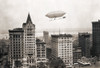 Lincoln Beachey'S Airship. /Nlincoln Beachey Sailing Over New York, C1914. Poster Print by Granger Collection - Item # VARGRC0014165