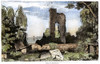 Ruins Of Jamestown. /Nruins Of The Jamestown Settlement. Color Engraving, American, 19Th Century. Poster Print by Granger Collection - Item # VARGRC0079959
