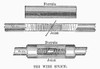 Brooklyn Bridge: Wire. /Ncross-Section Of Wire Used To Create Suspension Cables For The Brooklyn Bridge. Line Engraving, 19Th Century. Poster Print by Granger Collection - Item # VARGRC0091113