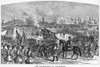 Louisbourg: Engraving. /Nthe Surrender Of The French Fortress Of Louisbourg On Cape Breton Island To British Forces In 1745. Wood Engraving, American, 19Th Century. Poster Print by Granger Collection - Item # VARGRC0075300